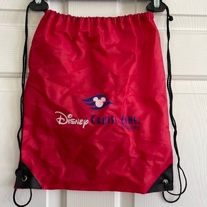 Disney Cruise Line Drawstring Backpack New